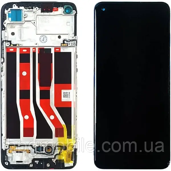 Дисплей для Oppo Realme A74 / F19 (4907039) модуль (екран та сенсор) з рамкою, оригінал, Чорний, фото 1