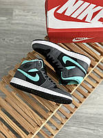 Nike Air Jordan 1 Retro High Black Grey Mint