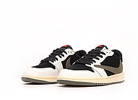 Кросівки Nike Air Jordan 1 Low OG TS SP Travis Scott | Чоловічі кросівки | Взуття для прогулянок найк аїр джордан