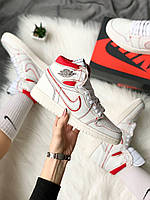 Nike Air Jordan 1 Retro High White Red 2