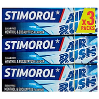 Жуйки Stimorol Air Rush Menthol Eucalyptus 3х10шт