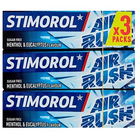 Жуйки Stimorol Air Rush Menthol Eucalyptus 3х10шт