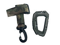 Набор тактических карабинов / металлический карабин+держатель для перчаток мультикам