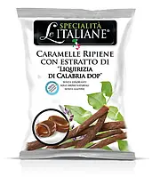 Леденцы Specialita Le Italiane Caramelle Ripiene Liquarizia 100g