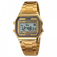 Skmei 1123 popular серебристые мужские часы золотой