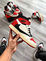 Nike Air Jordan Travis Scott + Cactus Jack White Red