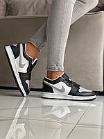 Nike Air Jordan Retro 1 Low Grey White Black 3