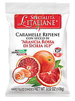 Леденцы Specialita Le Italiane Caramelle Ripiene Arancia Rossa 100g