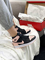 Nike Air Jordan 1 Retro Mid Patent Pink Toe