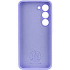 Чохол силіконовий для Samsung S24 Plus Silicone Case Full (Бузковий), фото 5