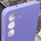 Чохол силіконовий для Samsung S24 Plus Silicone Case Full (Бузковий), фото 4