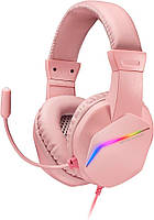 Геймерские проводные наушники Mars Gaming MH122 Pink (B0BFWY2MHN) 4518