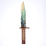 Дерев'яний Дитячий ніж "М-9 BAYONET DRAGON GLASS" Око Дракона з STANDOFF 2, іграшкова зброя, фото 5