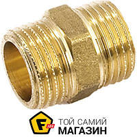 Фитинг General Fittings Ниппель НН НР-НР 1/2" латунь GF