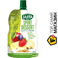 Jaffa Смузи Sport Dessert из бананов, яблок, черники и клубники перетертых со злаками 120 г