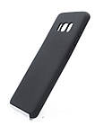 Чохол силіконовий для Samsung S8 Silicone Case Full (Чорний), фото 3