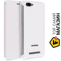 Чехол книжка для Doogee X20 - белый - Doogee Package для X20, white (DGA58T-BC001-01Z) искусственная кожа