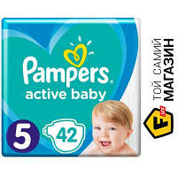 Подгузники Pampers Active Baby Junior 5 11-16кг 42шт (8001090950178)