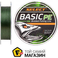 Select Tackles Шнур Select Basic PE Green 100m 0.08mm 8lb/4kg (1870.27.59)