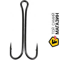 Крючок для рыбалки Mikado Крючок-двойник Mikado Sensual Double Hook №8 10шт. (black nickel) (HS11040-8B)