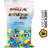 Влажные салфетки Origami Antiseptic kids 20шт