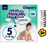 Подгузники Helen Harper Soft&Dry Junior Размер 5 (11-16 кг) 54шт (2316779)