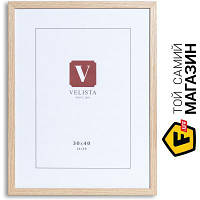 Фоторамка Velista Рамка для фотографії з оргсклом 15H-15007-3v 1 фото 50х70 см дерево світле