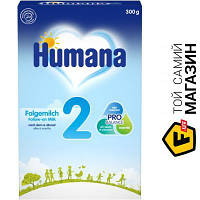 Детская смесь Humana 2 с пребиотиками галактоолигосахаридами 300г от 6-12 мес. (4031244720276)