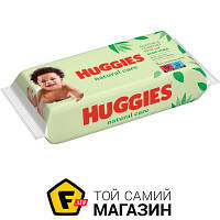 Huggies Детские влажные салфетки Natural Care 56 шт.