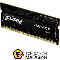 Оперативная память Kingston Fury SoDIMM DDR4 16GB 2666 MHz Impact HyperX (KF426S15IB1/16)