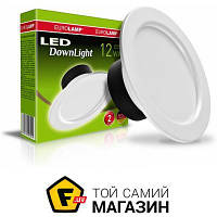 Светильник Eurolamp Светодиодный светильник круглый Downlight серии "E" 12W 4000K (LED-DLR-12/4(Е))