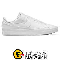 Кроссовки детские Nike COURT LEGACY DA5380-104 р.37,5 белые