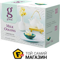 Чай G`Tea Чай g`tea МОЛОЧНИЙ ООЛОНГ БІРЮЗОВИЙ БАЙХОВИЙ ДРІБНИЙ, 50х1,5g(г) в одноразових пакетиках з ярликом