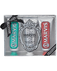 Набір зубних паст Marvis Travel With Flavour (3x25ml) класична, відбілююча, кориця