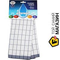 Рушник E-Cloth Classic Check Tea Towel, blue (201675) для кухні