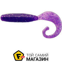 Силиконовая приманка Reins Fat G Tail Grub 3" 567 Lilac Silver & Blue Flake, 12шт. (1552.02.42)