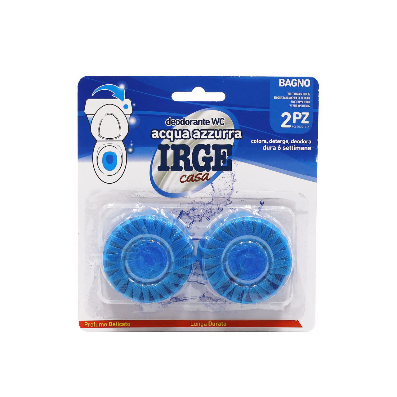 Таблетки для зливного бачка Irge Blue water 2 шт SC, код: 7817120
