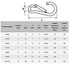 Карабін пожежний Apro М7*70 мм, фото 2