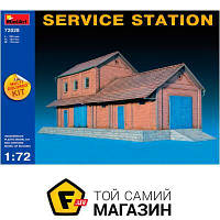 Модель 1:72 - Miniart - Service Station (MA72028) пластмасса