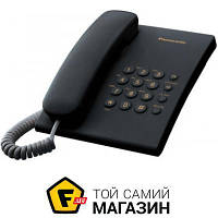 Проводной телефон Panasonic KX-TS2350 Black (KX-TS2350UAB)