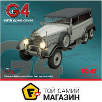 Модель 1:24 автомобили - ICM - Mercedes G4 со съемным тентом 1:24 (ICM24012) пластмасса