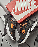 Чоловічі чорні кросівки Nike, Осінні спортивні кросівки з натуральної шкіри *Nr-232/16*, фото 5
