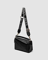 Loewe Small Puzzle Bag in Classic Calfskin Black 24 x 18 x 10 см