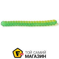 Силиконовая приманка Big Bite Baits Trout Worm 2" Green/Yellow, 10шт. (1838.01.40)