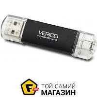 Флешка microUSB/USB 2.0 Verico Hybrid 32GB Classic