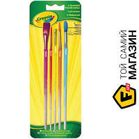Crayola 5 кисточек для рисования красками; 3+ (3007)