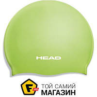 Шапочка для плавания Head Silicone Flat Jr. зеленый (455006/LM)