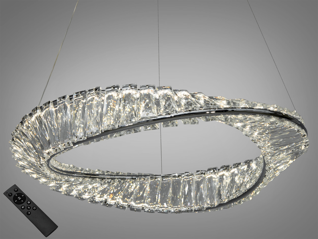 Кришталева світлодіодна люстра 548/500CH, фото 1