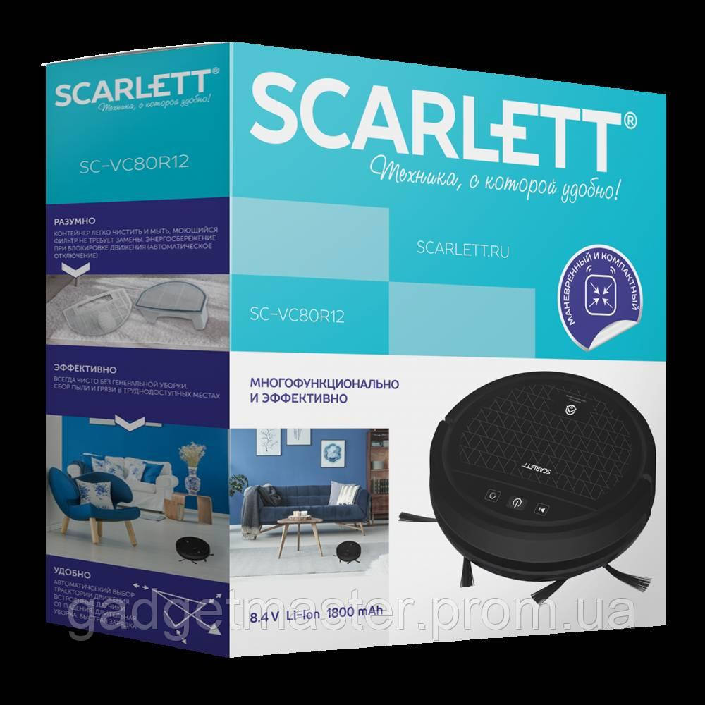 Робот-пылесос Scarlett SC-VC80R12 (47527060) GS, код: 7711996 - фото 2 - id-p2196676611