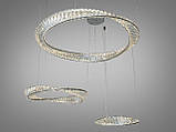 Кришталева світлодіодна люстра 548A/800+600+400CH, фото 3